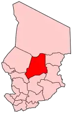 Poziția localității Ati