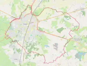 Poziția localității Challans