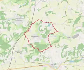 Poziția localității Charantonnay