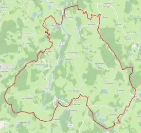 Poziția localității Chard