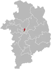 Poziția localității Cantonul Bourges-2