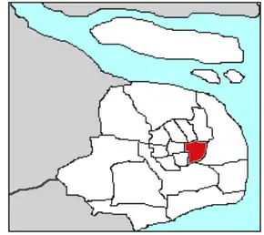 Poziția localității Huangpu