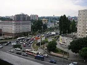 Vedere a sectorului Botanica din centrul orașului