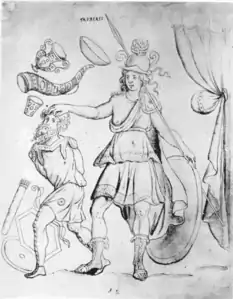 Personificarea orașului Trier din Cronografia anului 354