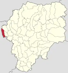 Poziția localității Ciceu-Mihăiești