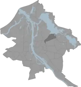 Poziția localității Čiekurkalns