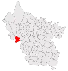 Poziția localității Cislău