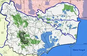 Poziția localității Ciucurova