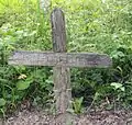Cruce de lemn din cimitir, cca 1953, 2007