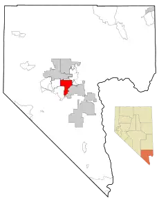 Poziția localității Paradise