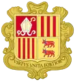 Coat of Arms of Andorra1969-