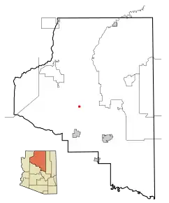 Plasare în comitatul Coconino, statul &nbsp;Arizona