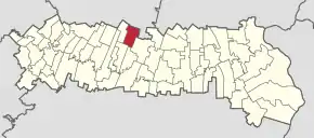 Poziția localității Cocora