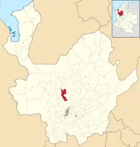 Poziția localității Belmira