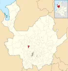 Poziția localității Olaya