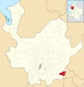 Poziția localității Puerto Triunfo