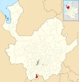 Poziția localității Valparaíso