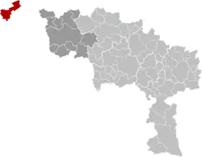 Comines-Warneton în Provincia Hainaut