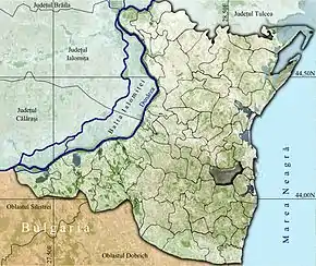 Amplasarea în cadrul județului