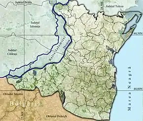 Amplasarea în cadrul județului