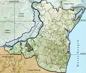 Amplasarea în cadrul județului