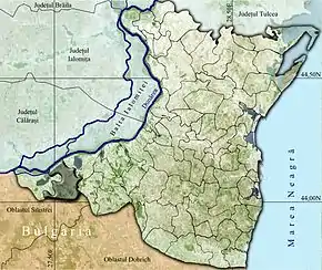 Poziția localității Lipnița