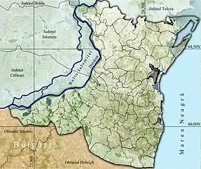 Poziția localității Lumina