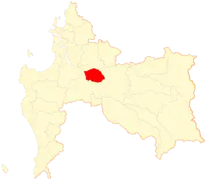 Poziția localității Laja, Chile