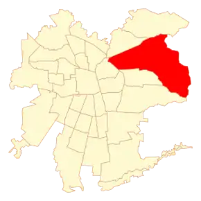 Poziția localității Las Condes