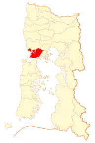 Poziția localității Maullín