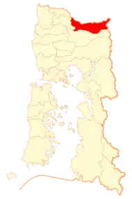 Poziția localității Puyehue