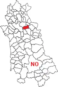 Poziția localității Veruno