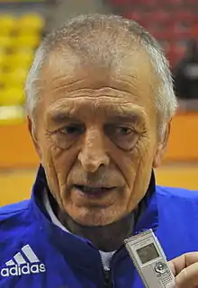 Constantin Hornea, jucător de handbal la cluburile Dinamo București și Știința Bacău, ulterior antrenor