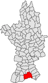 Poziția localității Corabia