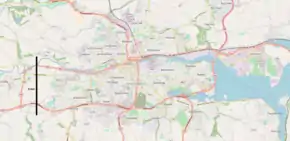 Poziția localității Cork