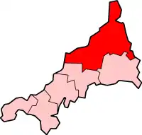 Poziția localității North Cornwall