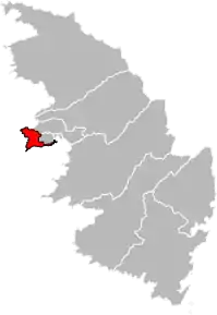 Poziția localității Cantonul Ajaccio-1