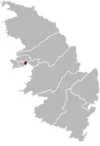 Poziția localității Cantonul Ajaccio-3