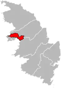 Poziția localității Cantonul Ajaccio-5