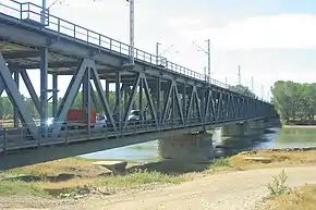 Podul peste Siret din comuna Cosmești