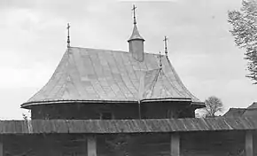 Biserica de lemn din Costișa în 1936