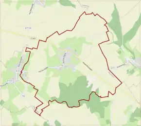 Poziția localității Crépy