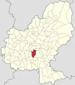 Poziția localității Crăciunești