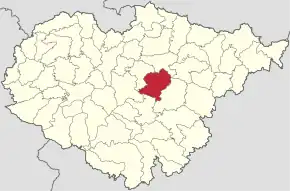 Localizare în cadrul județului