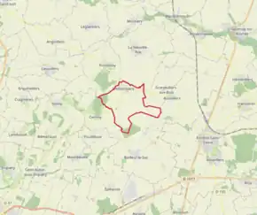 Poziția localității Cressonsacq