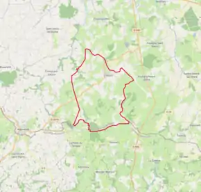 Poziția localității Crevant