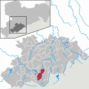 Poziția localității Crottendorf