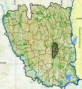 Amplasarea în cadrul județului



		
Localizarea comunei pe harta României