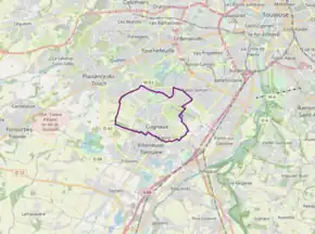 Poziția localității Cugnaux