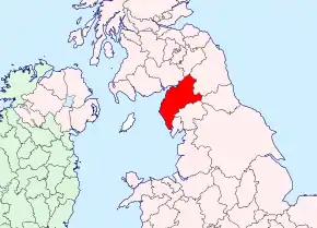 Poziția localității Cumberland